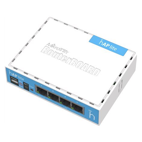 MikroTik | hAP Lite Classic | RB941-2nD | 802.11n | 10/100 Mbit/s | Ethernet LAN (RJ-45) ports 4 | Mesh Support No | MU-MiMO No